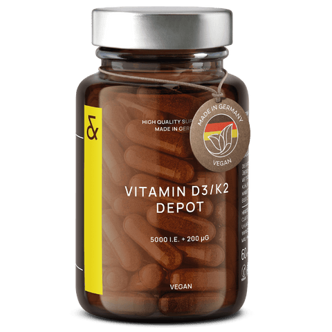 Vitamin D3 K2 Kapseln hochdosiert Vitamin D 5000