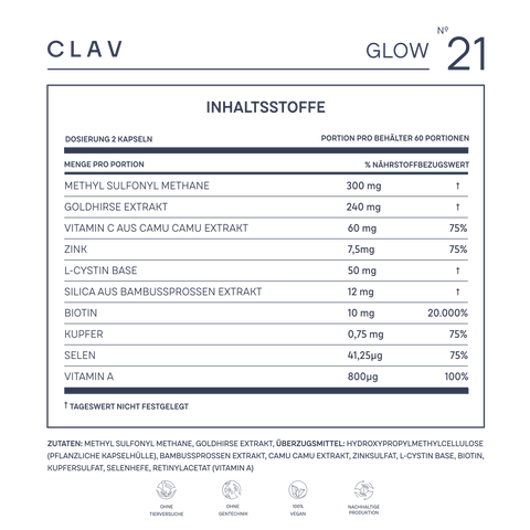 GLOW | Vitamine für Haare