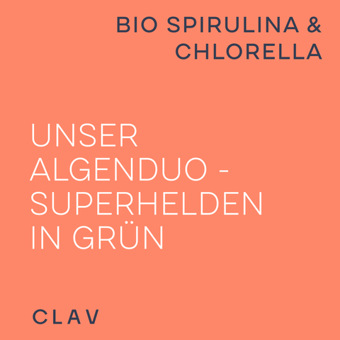 Bio Spirulina Chlorella Slogan
