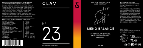 CLAV N°23 Meno Balance Verpackung